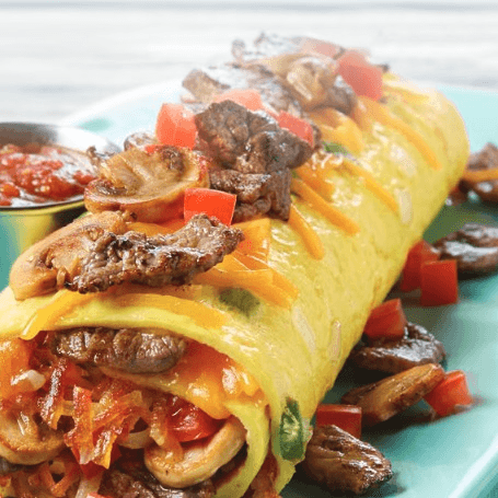 Big Steack Omelette