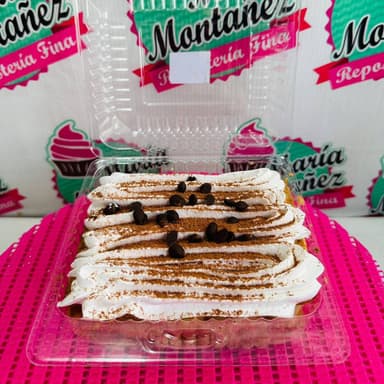 Pastel de galletas aviones, relleno de Capuchino