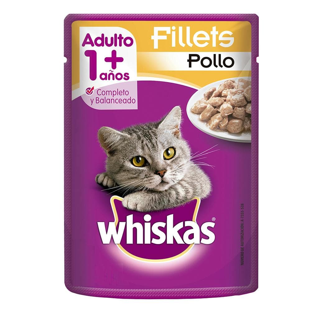 WHISKAS POUCH POLLO 85G