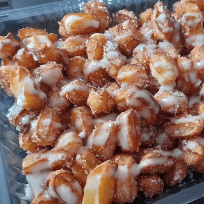 Mini Churros Glaseados de Leche Condensada