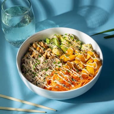 Combo Poke Atún Tropical