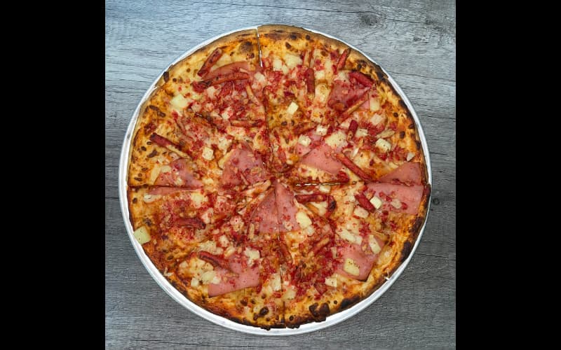 Pizza Grande Jamón Salchicha