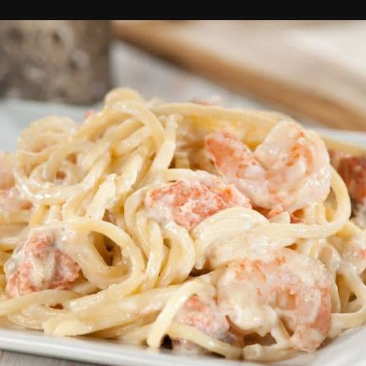Spaguetti a la crema