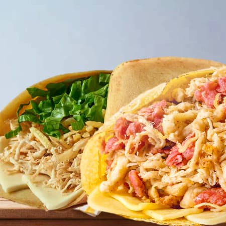 Duo Enchilada de Pollo y Enchilada de Hamburguesa