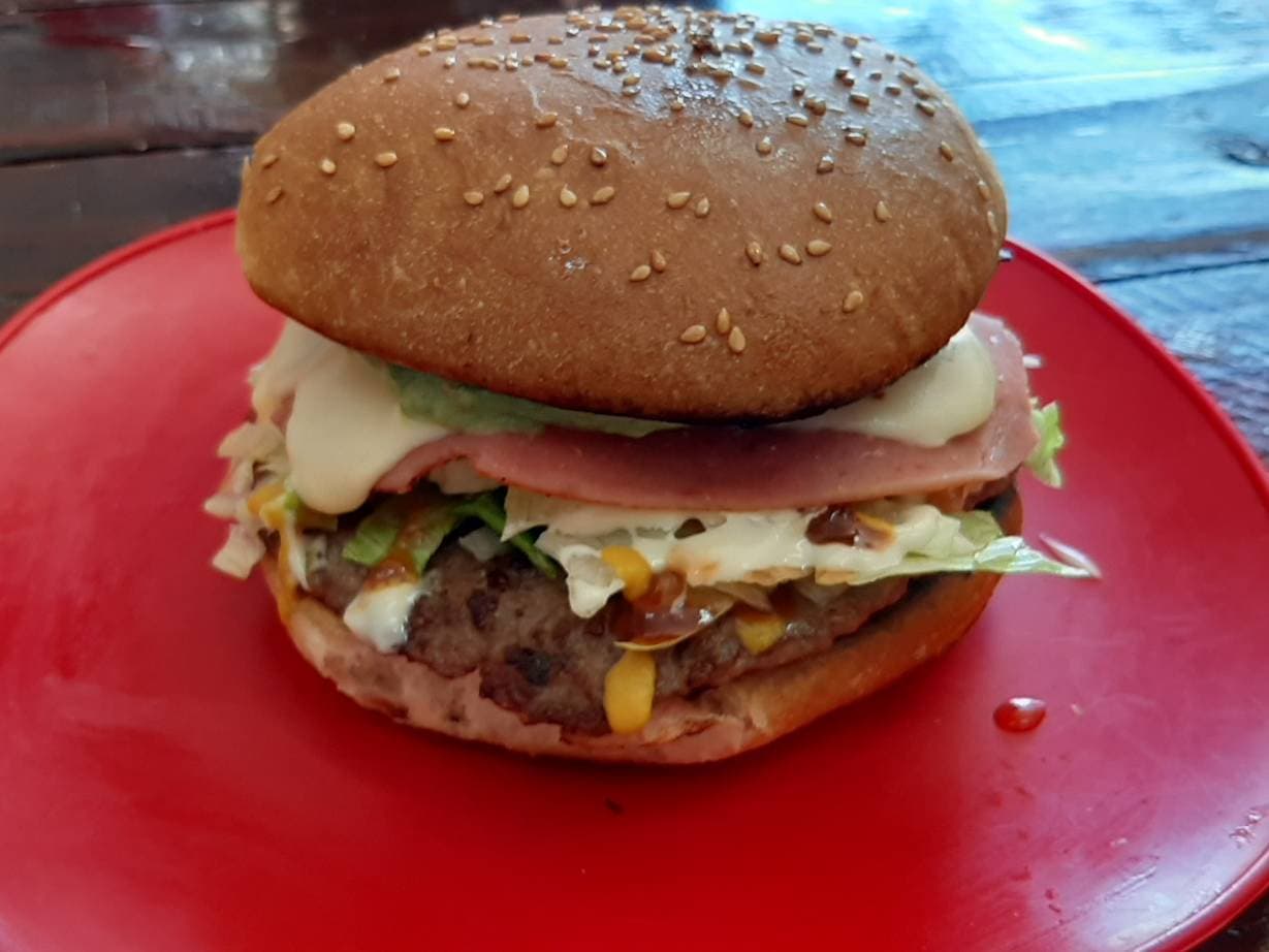 Hamburguesa con Tocino