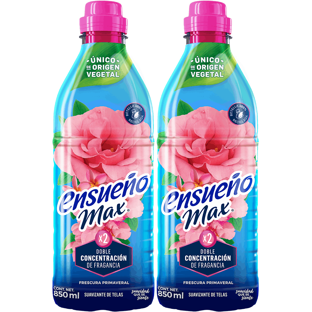 2 Suavizante Ensueno Max Frescura Prim 850ml