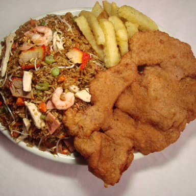 Arroz Chino con Chuleta (4 Persona)