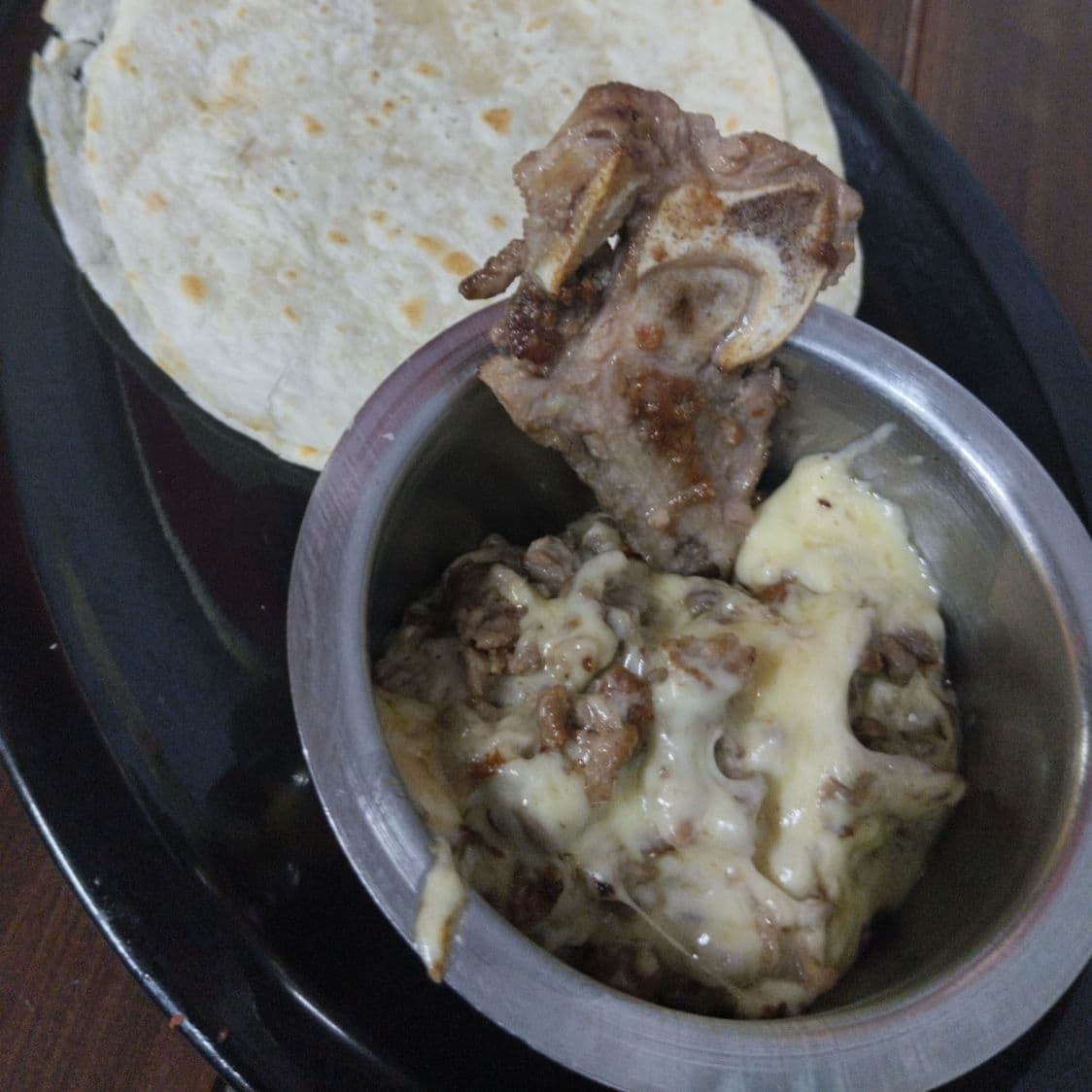 Queso Fundido de Costilla
