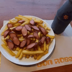 Salchipapa  + Bebida 500ml