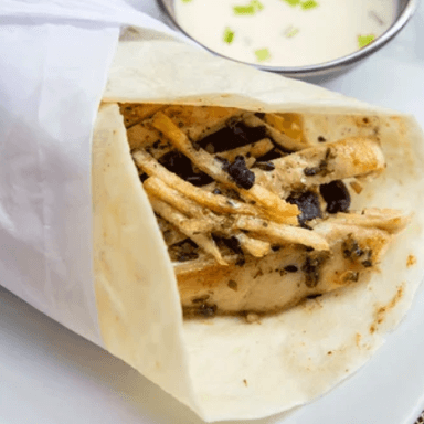 Chicken Burrito con Chimichurri