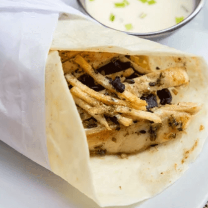 Chicken Burrito con Chimichurri