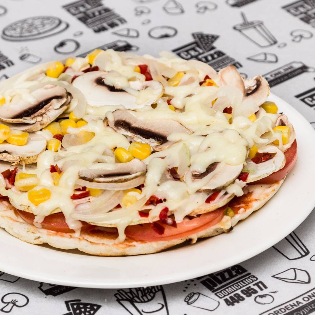 Arepa vegetariana