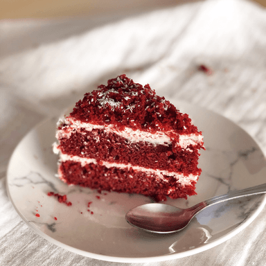 Torta de Red Velvet Porción