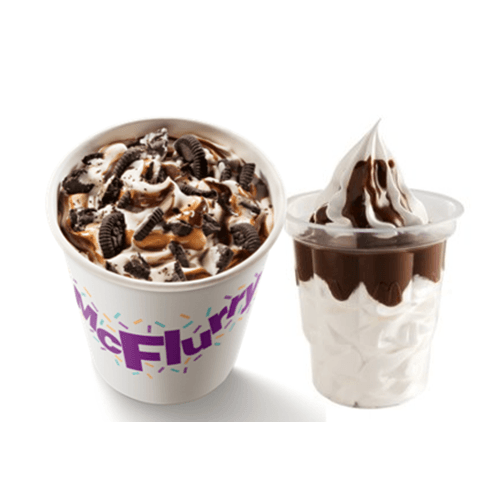 McFlurry Oreo y Sundae