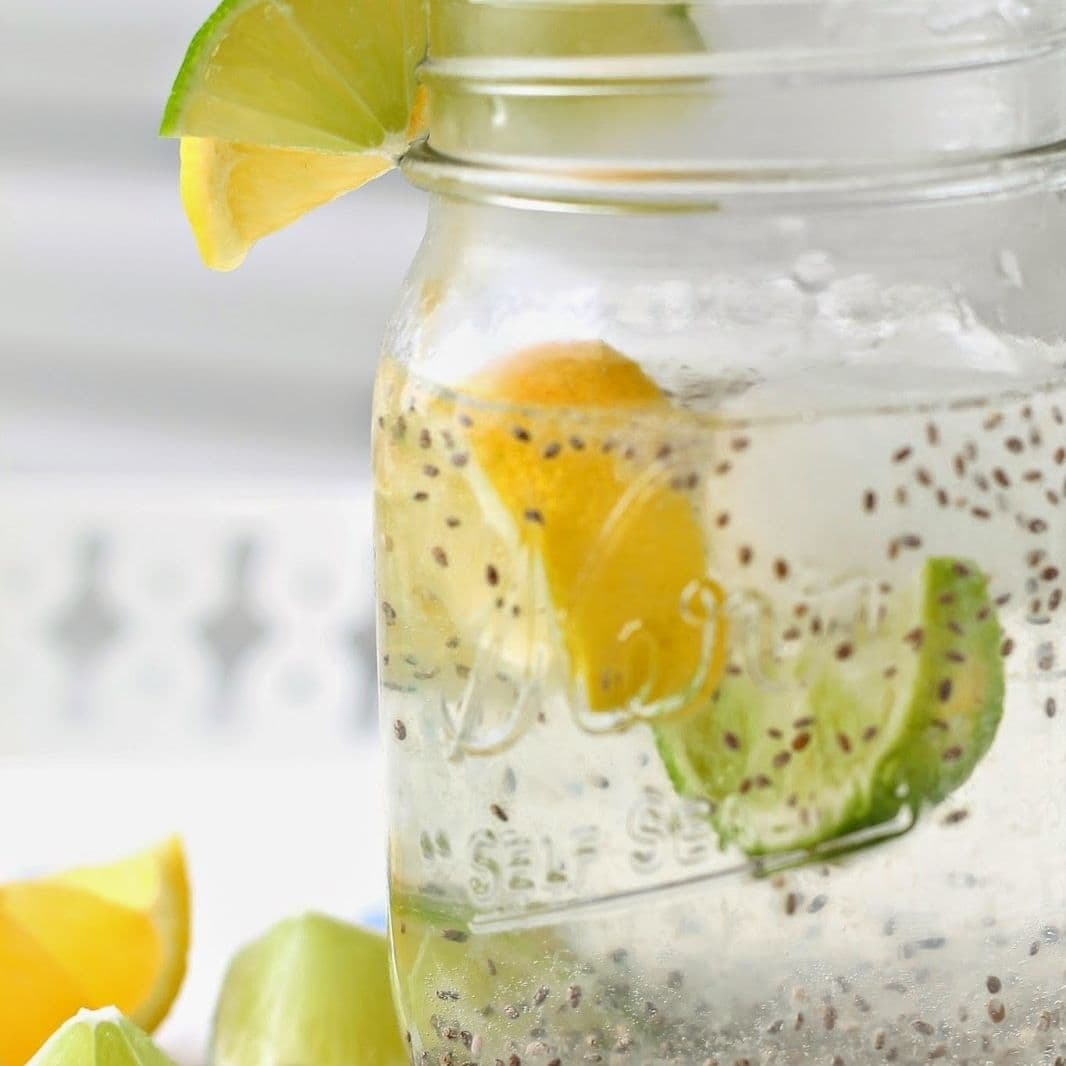 Agua Fresca Natural de Limón con Chía 1Lt