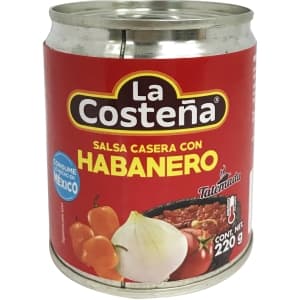 SALSA LA COSTEÑA CASERA C/HABANERO 220 G