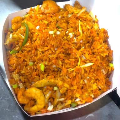 Arroz con Camarón y Pollo