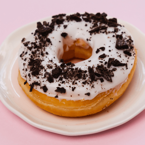 Vanilla Oreo Donut