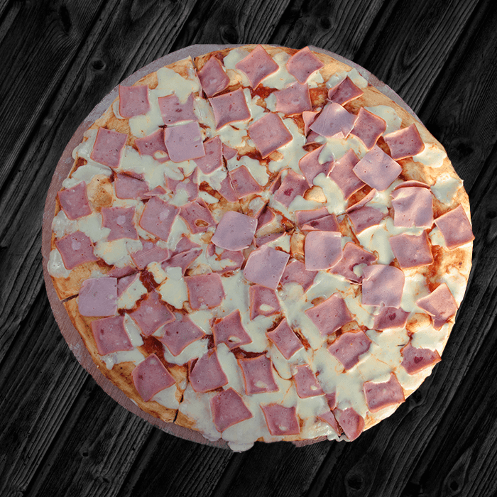 Pizza Grande Jamón y Queso