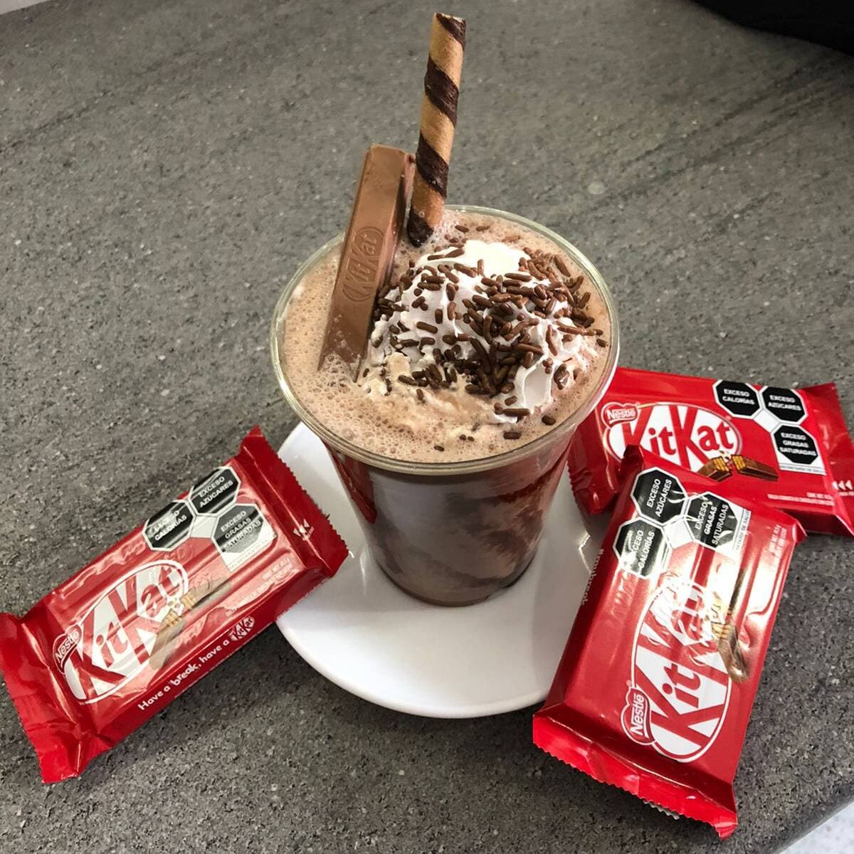 Malteada de Kit Kat