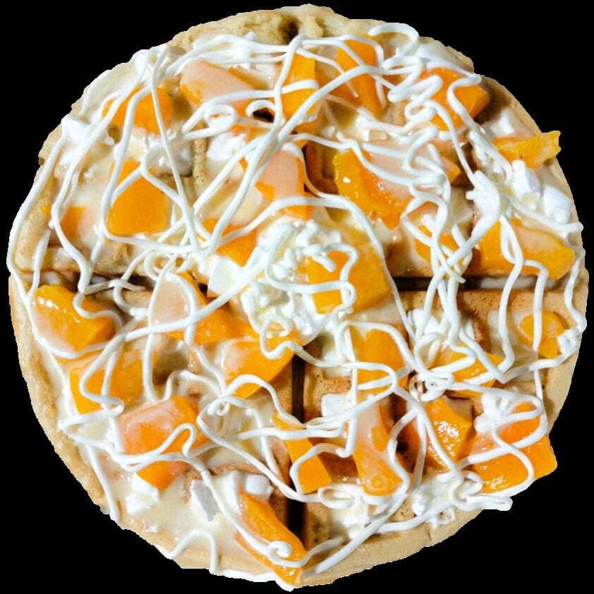 Waffle Durazno