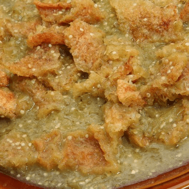 Chicharrón en Salsa Verde