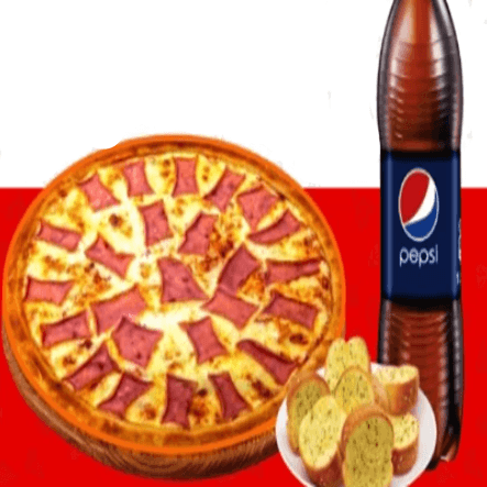 1 Familiar + Pan al Ajo + PEPSI 1L