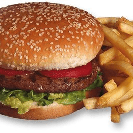 Hamburguesa Con Papas