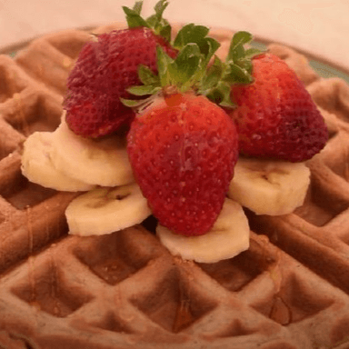 Waffle Fresa Arequipe