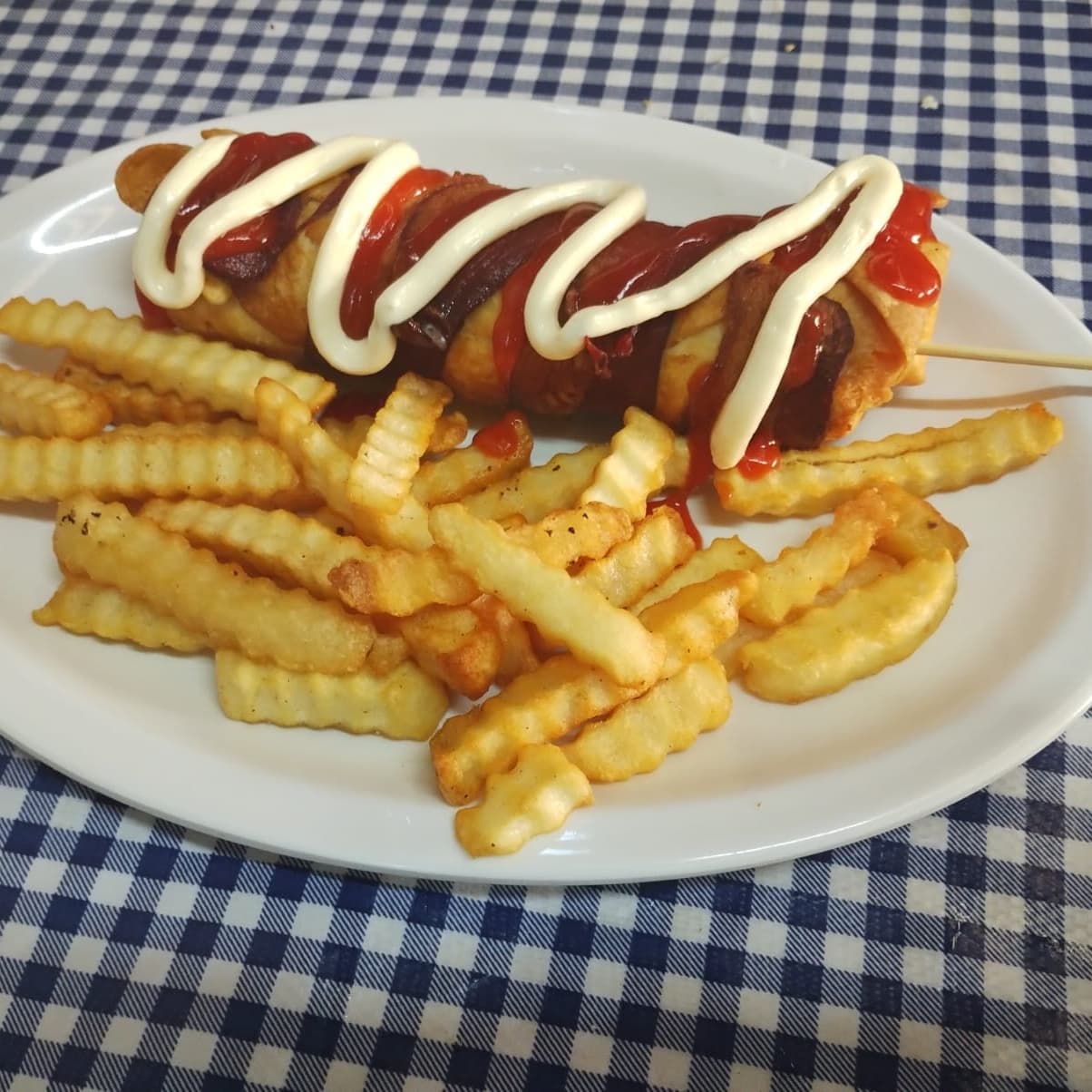 Momia con Papas a la Francesa
