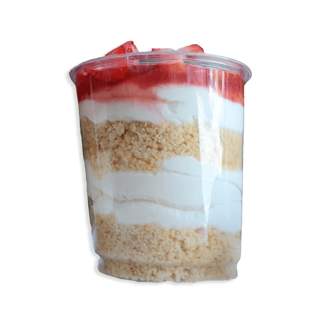 Cheesecake en Vaso de Vainilla