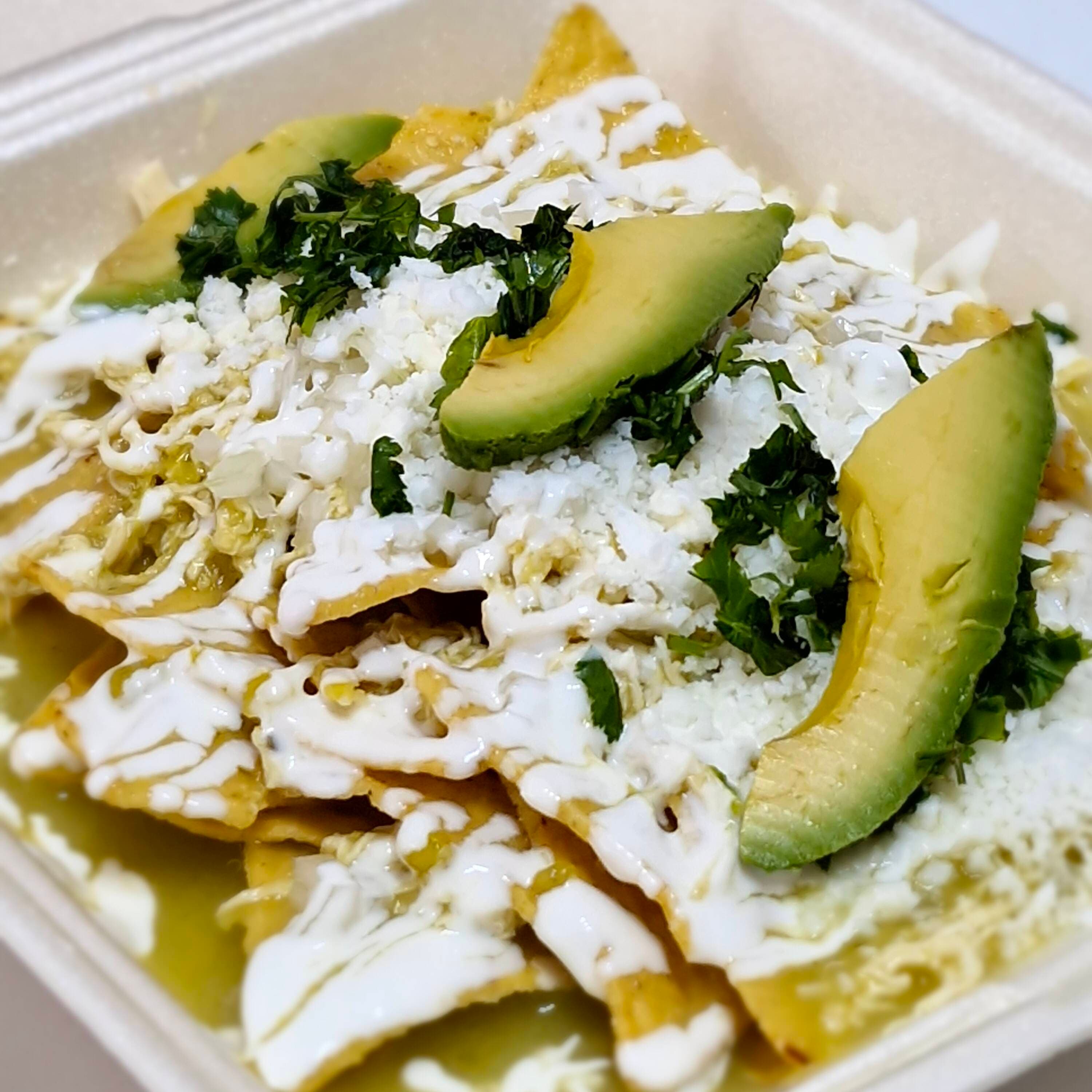 Chilaquiles con Pollo