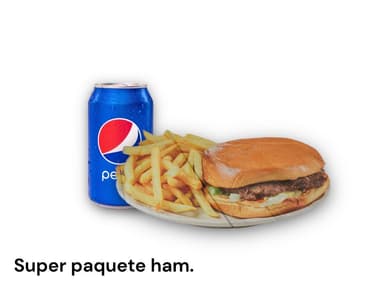Hamburguesa  Paquete