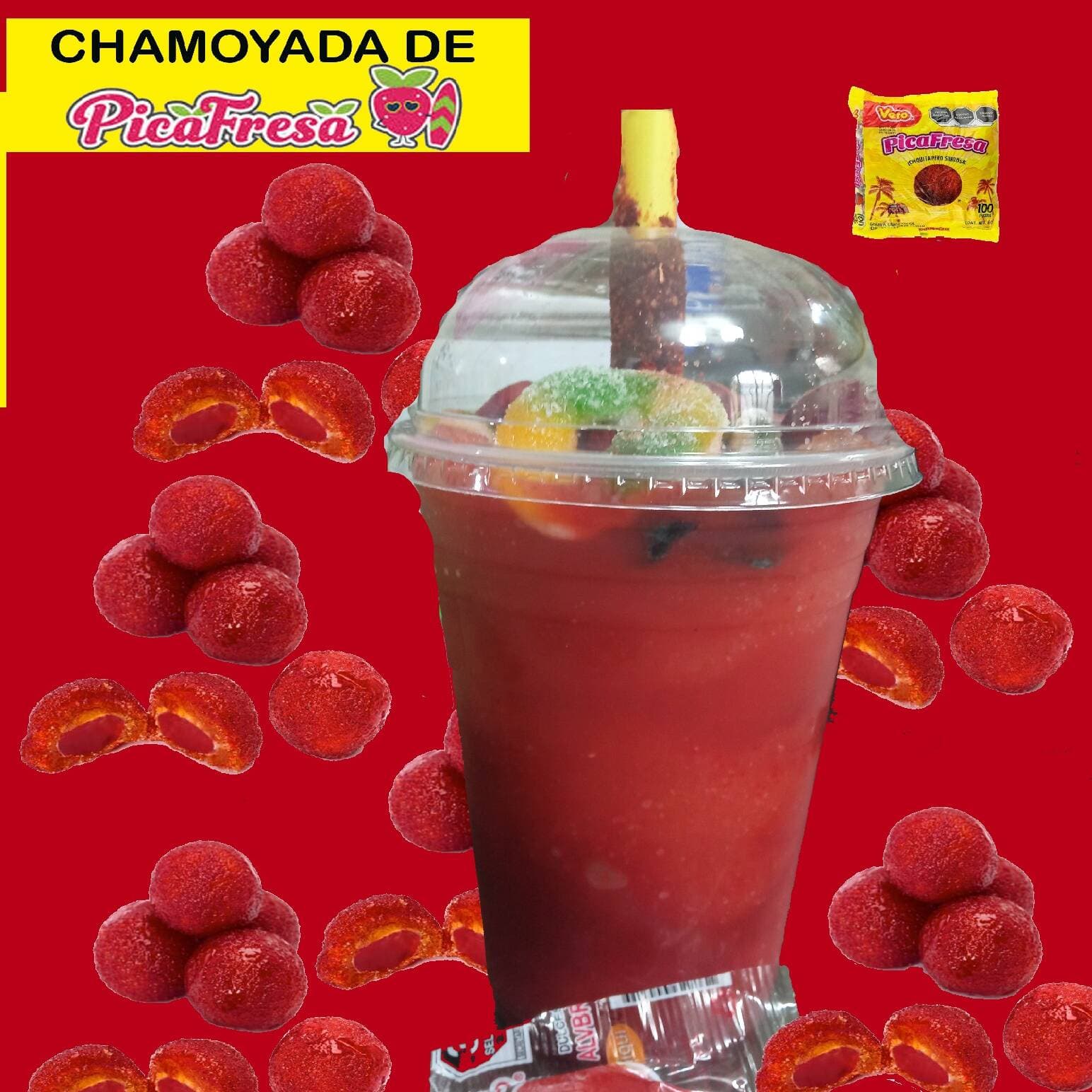 CHAMOYADA DE  PICAFRESAS 16 oz🎔