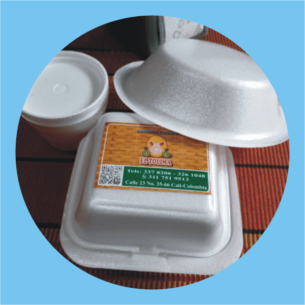 Recipiente Desechable para El Tamal