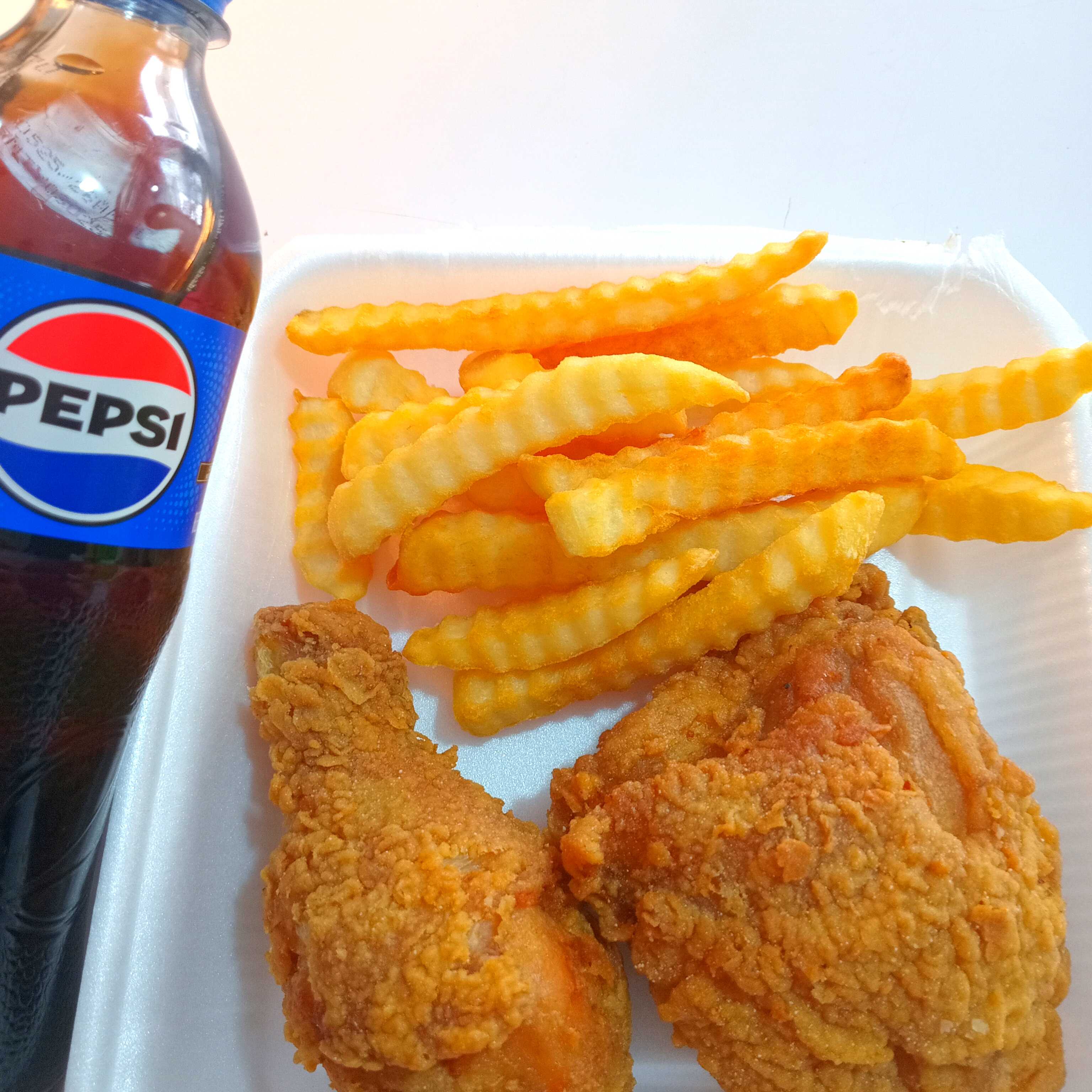 Pollo y papas