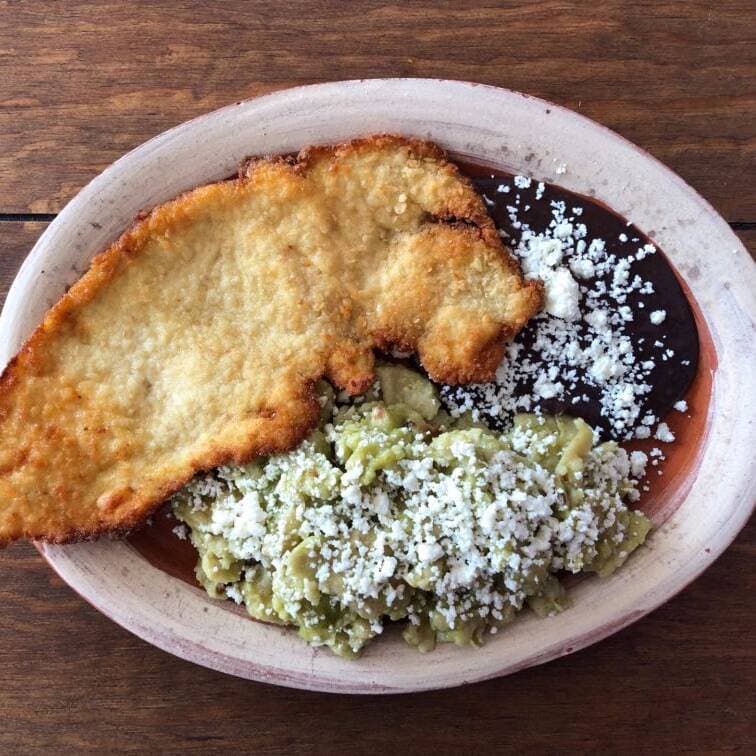 Pechuga de Pollo con Estrujada
