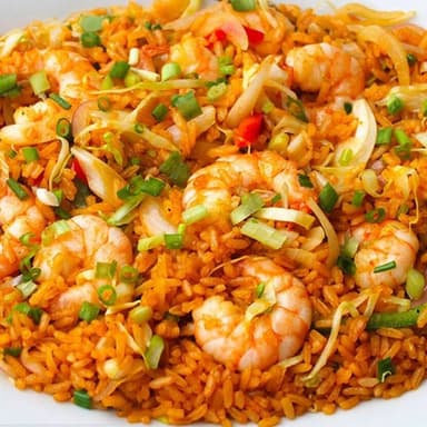 Arroz Frito con Camarones