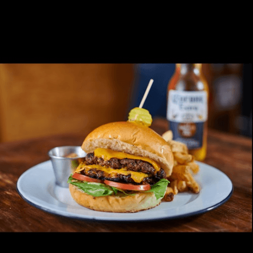 Double Yellow Cheese Burguer