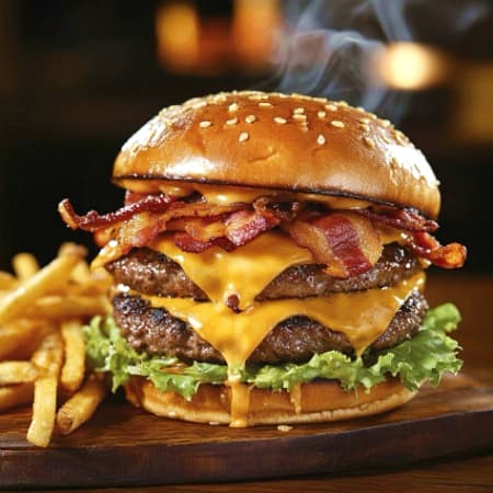 Hamburguesa Supreme Arrachera