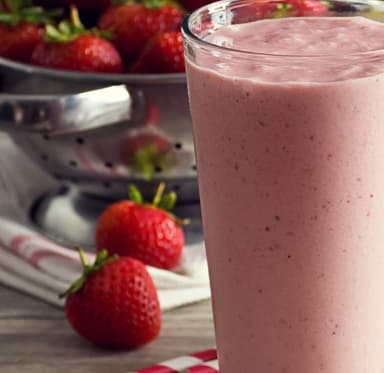 Malteada de Fresa
