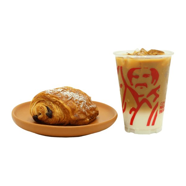 LATTE TRADICIONAL (16 OZ) + CHOCOLATIN