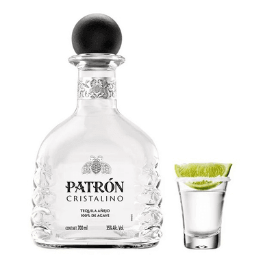 Tequila Patrón Añejo Cristalino 700 Ml