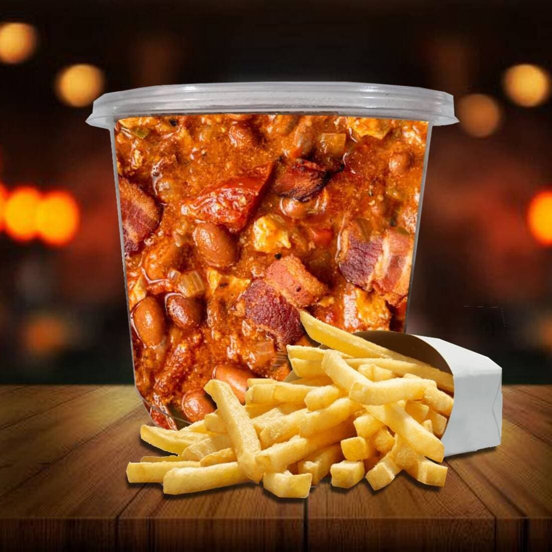 Contenedor Frijoles Charros