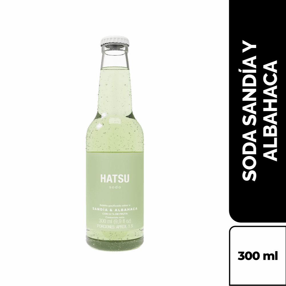 Hatsu Soda de Sandía 300 ml