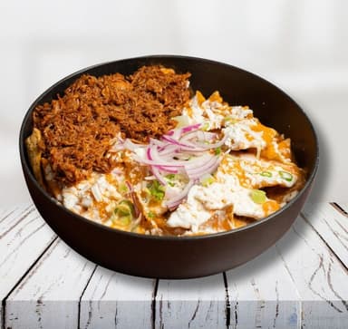 Chilaquiles con Birria