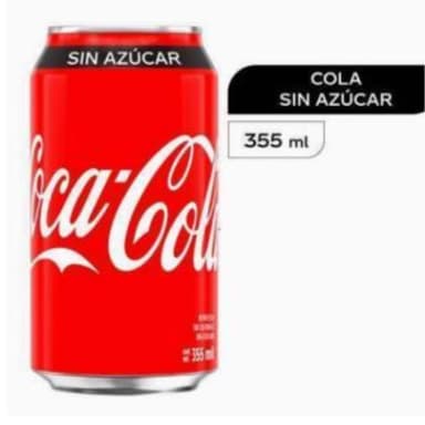COCA COLA SIN AZUCAR LATA