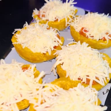 Canastillas de Plátano con Hogao