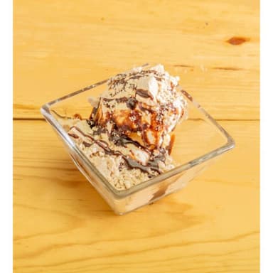 Helado de Vainilla con Mazapán