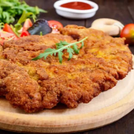 MILANESA DE RES EMPANIZADA